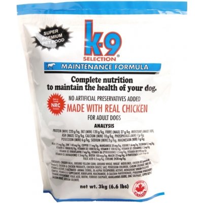 K-9 Selection Maintenance Adult Dogs 3 kg – Hledejceny.cz