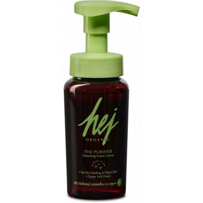Hej Organic čistící pleťová pěna s kaktusem 150 ml – Zbozi.Blesk.cz