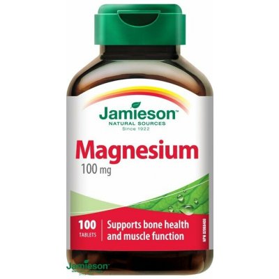 Jamieson Hořčík 100 mg 100 tablet – Hledejceny.cz