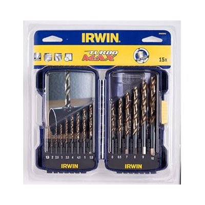 IRWIN HSS TURBOMAX 19-dílná sada vrtáků 1.0-10.0 mm 10502233