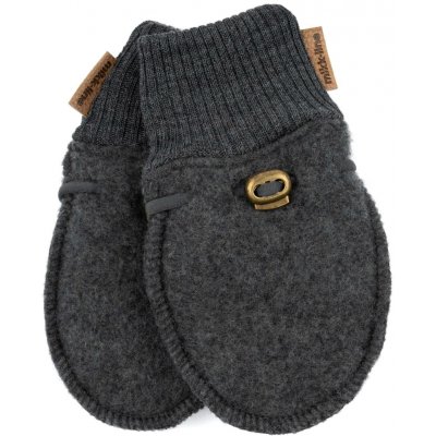 Mikk Line rukavice z merino vlny šedé Anthracite Melange – Sleviste.cz