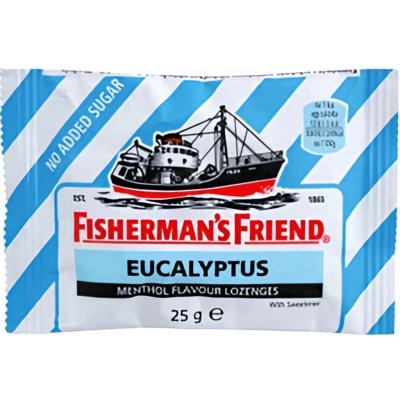 Fisherman's Friend Eucalyptus mentolové pastilky 25 g – Zboží Mobilmania
