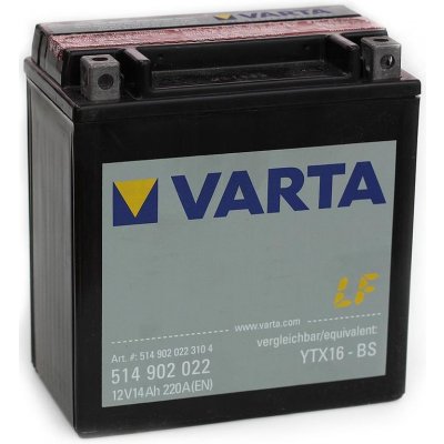 Varta YTX16-BS, 514902 – Zbozi.Blesk.cz