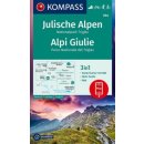 Kompass 064 Julische Alpen/Julské Alpy, Triglav 1:25 000 turistická mapa