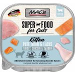 MAC's Kitten krůtí maso kuřecí maso a losos 16 x 100 g – Sleviste.cz