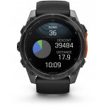 Garmin Fenix 8 AMOLED 51mm Slate Gray Steel/Black 010-02905-00 – Zboží Živě