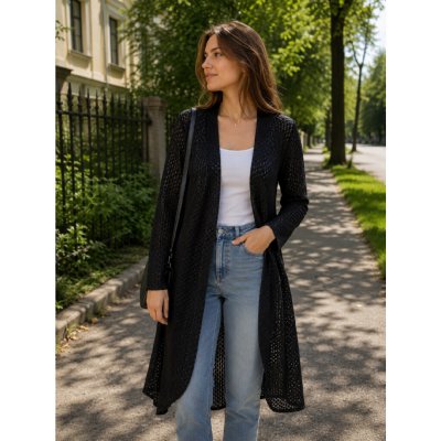Elegantní kardigan černý – Hledejceny.cz