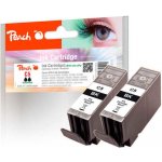 Peach Canon PI100-219 | Twinpack PGI-5 BK, černá, s čipem, kompatibilní – Hledejceny.cz