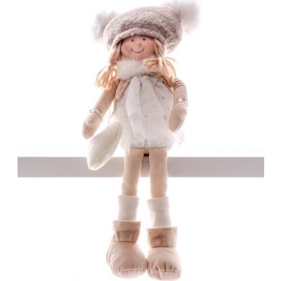 MagicHome Vianoce Dekoracia XmMX468 Deti biele 22 cm – Hledejceny.cz