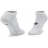 4F Sada 3 párů dámských nízkých ponožek H4L22-SOM301 Bílá