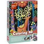 Apli Umělecká sada s brýlemi Kids 3D vybarvování – Hledejceny.cz
