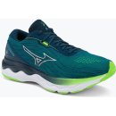 Mizuno Wave Skyrise 3 Algiers blue-white-Neon Flame