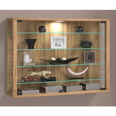 VCM Nástěnná Vitrosa L dub medový – Zbozi.Blesk.cz