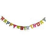 Girlanda Happy Birthday 1,5m – Zboží Dáma