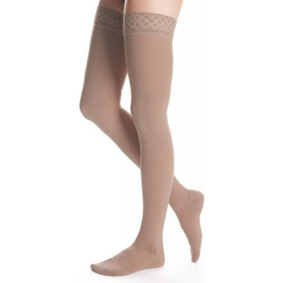 Maxis COMFORT COTTON STEHENNÉ PUNČUCHY normální se špicí s krajkou bronz – Zboží Mobilmania