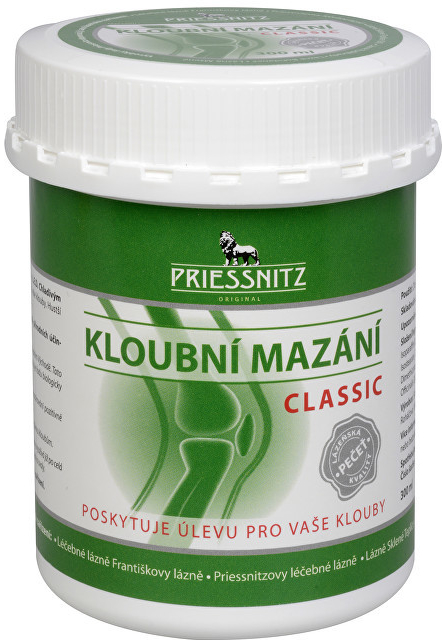 Priessnitz Classic Kloubní mazání rychlá úleva pro klouby 300 ml