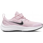 Nike Star Runner 3 pink foam/black/white – Zboží Dáma