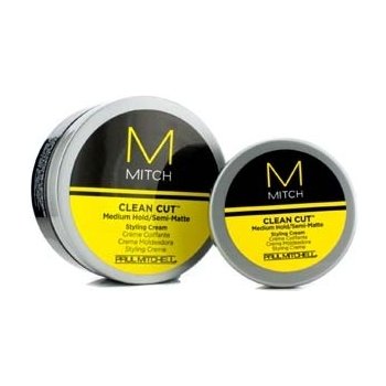 Paul Mitchell Mitch polomatný stylingový krém střední zpevnění (Medium Hold/SemiMatte Styling Cream) 85 g