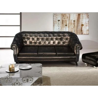 Askont Chesterfield Bristol Antique Black 3M – Hledejceny.cz