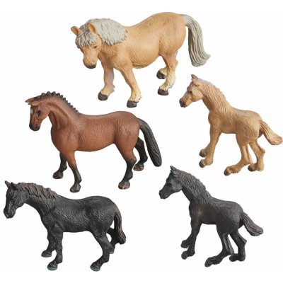 Playtive Sada figurek na hraní 5dílná koně – Zboží Mobilmania