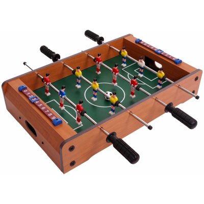 Mendler Mini fotbalový stůl HWC-J68 stolní hra stolní fotbal včetně příslušenství dřevo 51x31x10cm – Zbozi.Blesk.cz