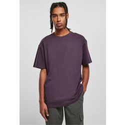 Urban Classics Teplé pánské bavlněné oversize triko purplenight