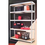 Parkside Regál 180 x 120 x 40 cm 5 polic – Sleviste.cz