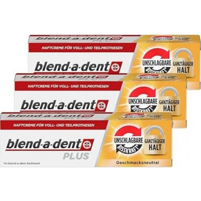 Blend-a-Dent fixační krém Plus 3 x 40 g – Hledejceny.cz