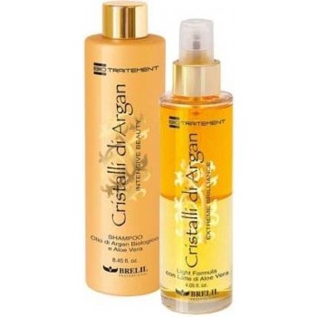 Brelil šampon s bio arganovým olejem 250 ml + vlasový spray s bio argan. olejem 120 ml dárková sada