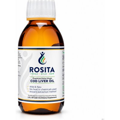 Rosita Extra panenský olej z tresčích jater tekutý 150 ml – Hledejceny.cz