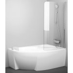 Ravak CVSK1 Rosa 160/170 R bright alu+Transparent, pravá 7QRS0C00Y1 – Zboží Mobilmania