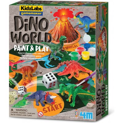 4M Kreativní hra Svět dinosaurů vymaluj a hrej – Zboží Dáma
