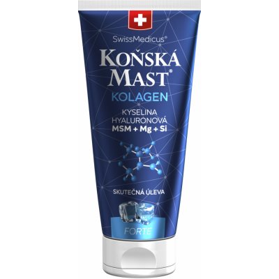 Swissmedicus Koňská mast s kolagenem chladivá Forte 200 ml – Hledejceny.cz