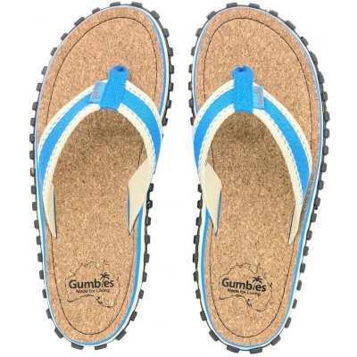 Gumbies Corker Natural Cork blue – Zboží Mobilmania