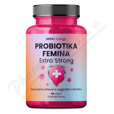 MOVit probiotika FEMINA Extra Strong 90 kapslí – Zboží Mobilmania