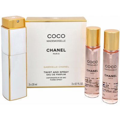 Chanel Coco Mademoiselle EDT 3 x 20 ml pro ženy dárková sada – Sleviste.cz