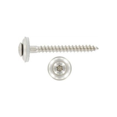 Klempířský šroub s EPDM podložkou, Torx 4,5 x 35 A2 / balení 200 ks – HobbyKompas.cz