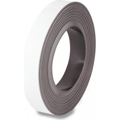 Bi-Office - popisovatelná magnetická páska - 24,5 mm x 15 m, bílá – Zboží Mobilmania