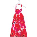 Marimekko zástěra Pieni Unikko červená – Zboží Mobilmania