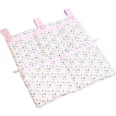 Eva Kiedroňová Látkový kapsář Jarní louka s růžovými tečkami – Sleviste.cz