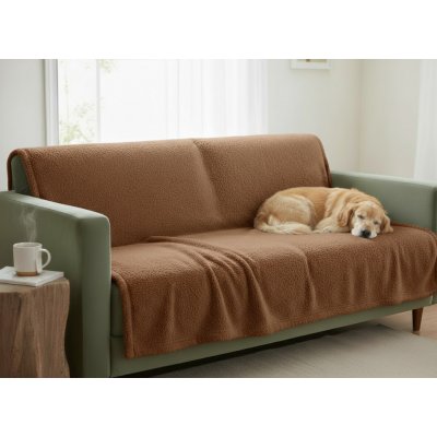 Mybesthome Přehoz na sedačku - pohovku - deka KARIN cihlová 200x220 cm – Sleviste.cz