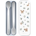 Little Dutch Lžičky 2 ks s pouzdrem Forest Friends – Zboží Dáma