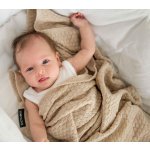 Lullalove Lehká dečka z vlny Merino Motýlek Premium Béžová – Zbozi.Blesk.cz