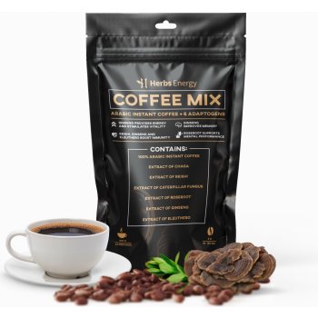 Herbs Energy Coffee Mix arabská s 6 adaptogeny 100 g