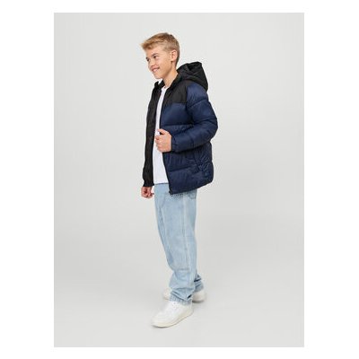 Jack & Jones Junior bunda 12236884 tmavomodrá