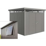 Domek Biohort HighLine dvoukřídlé dveře- šedý křemen Velikost H4 88759 – Hledejceny.cz