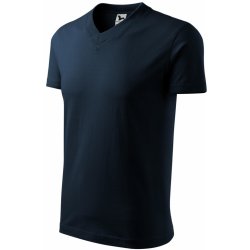 Malfini V neck Tričko unisex námořní modrá