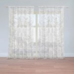 Sablio Záclony Damašková krajka: 2ks 150x250cm – Hledejceny.cz