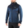 Pánská mikina SALEWA AGNER HYBRID PL/DST M FZ HOODY navy blazer melange