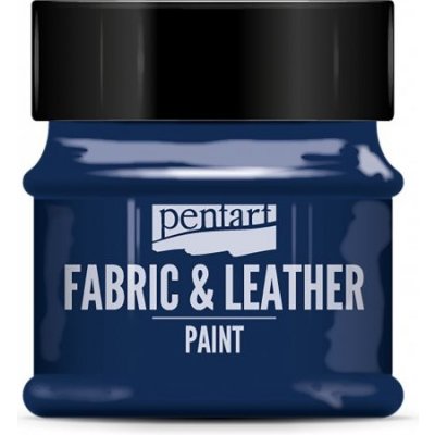Pentart Barva na kůži a textil třpytivá 50 ml MODRÁ – Zboží Dáma